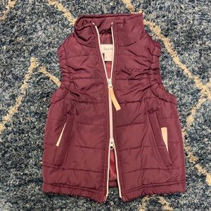 Horze Kids Puffer Vest color fig purple size 5-6